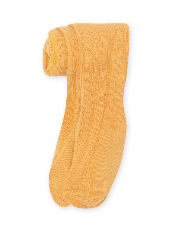 Collants mostarda torcidos bebé menina MYIJOCOLTO3 / 21WI0912COLB106