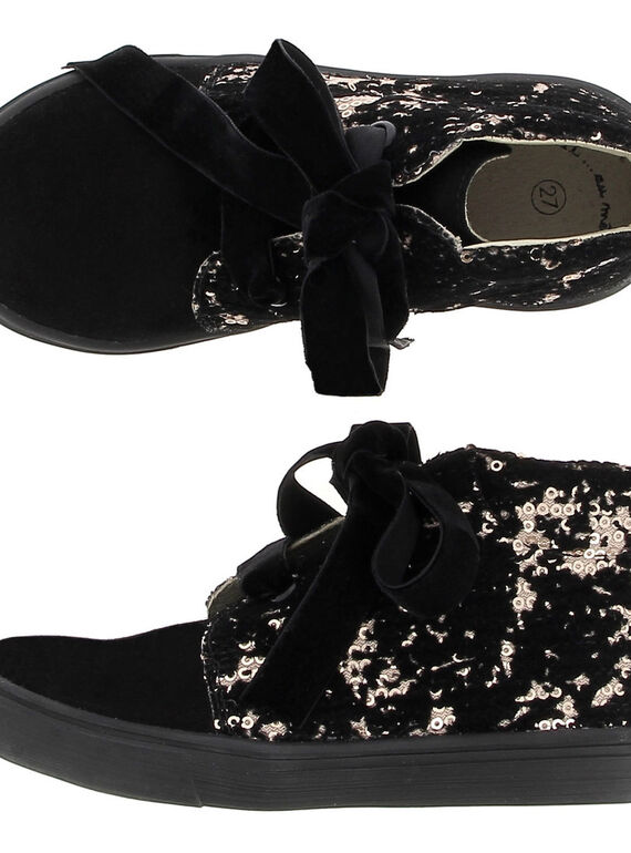 Girls' leather city trainers DFBASMOD / 18WK35TDD3F090