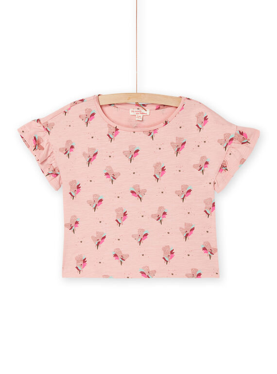 T-shirt rosa-velho com estampado de unicórnios RAMAGTI2 / 23S901T2TMC303