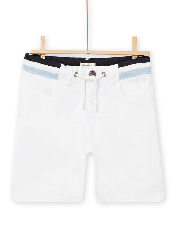 Bermudas branco menino NOSOBER2 / 22S902Q1BER000