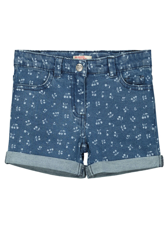 Calções de ganga fantasia menina FAJOSHORT1 / 19S901G1D30099