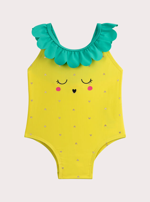 Fato de banho de ananás de 1 peça para bebé menina TYIMER1 / 24SI09G1MAIB104