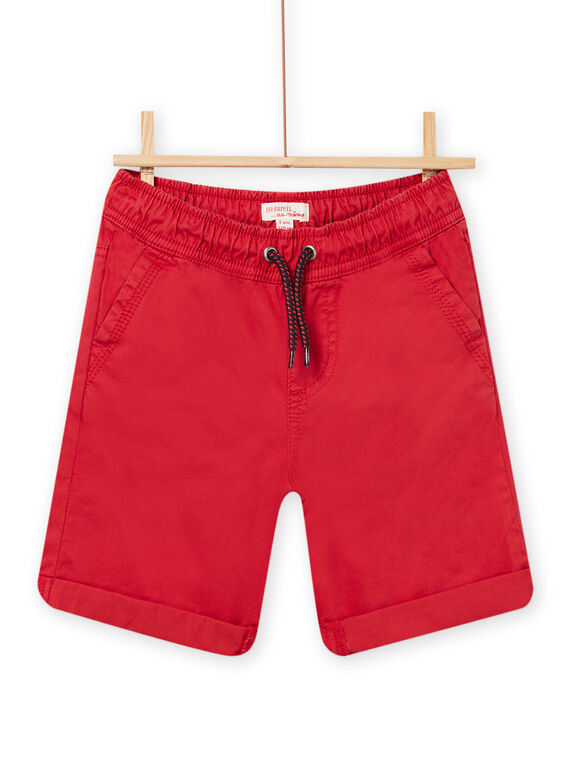Bermudas vermelhas menino NOJOBERMU3 / 22S902C1BERF524