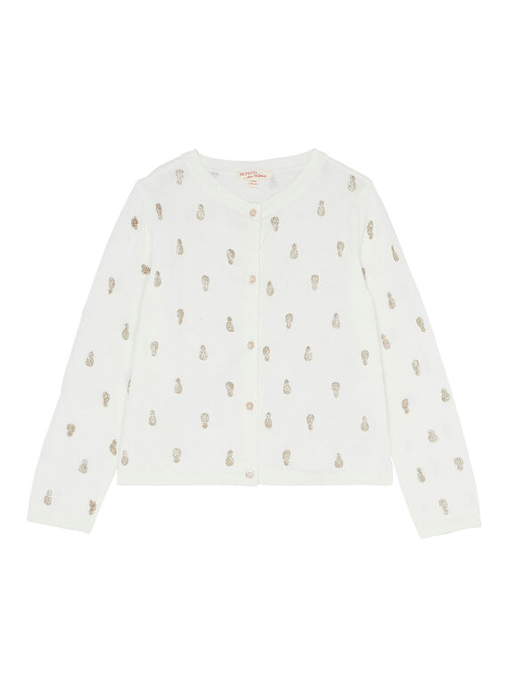 Casaco de malha verde com estampado leopardo JADUCAR / 20S901O1CAR001