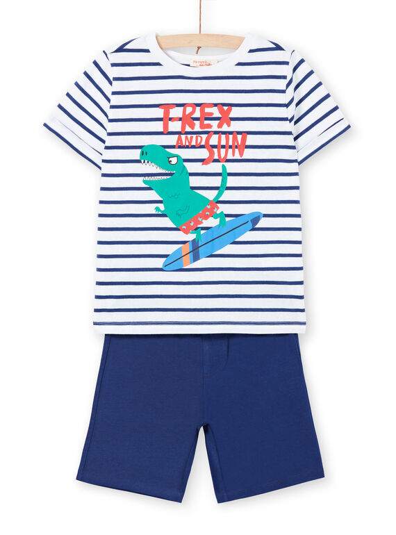 Conjunto branco criança menino LOPLAENS1 / 21S902T3ENS000