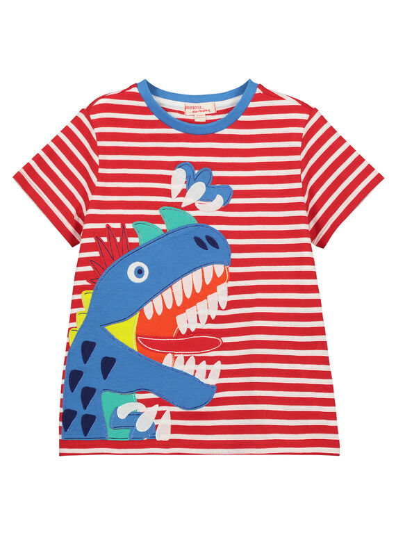 T-shirt riscas menino FOTOTI5 / 19S902L5TMC000