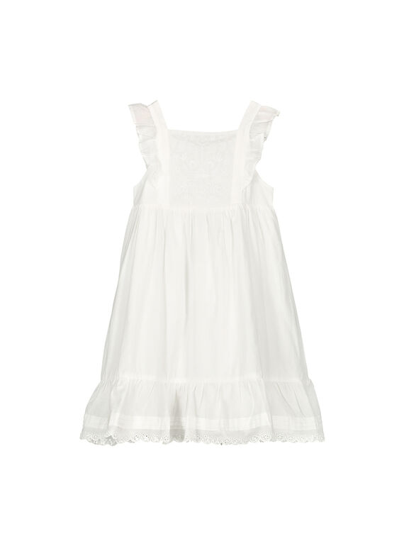 Vestido em algodão menina FAPOROB6EX / 19S901C8ROB000