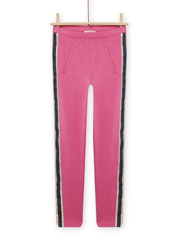 Calças French Terry rosa menina NAJOMOL2 / 22S90172PAN313