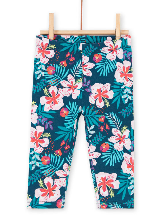 Leggings azuis e rosa bebé menina LYIBONLEG / 21SI09W1CAL716