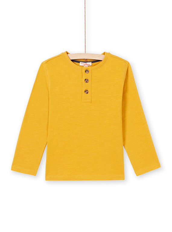 T-shirt amarelo menino MOJOTUN2 / 21W90213TML113
