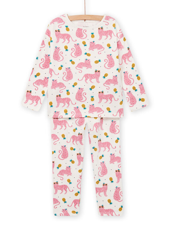 Conjunto pijama cru mesclado menina NEFAPYJTIG / 22SH11E3PYJ006