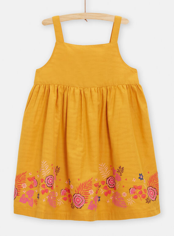 Vestido reversível amarelo menina TALIROB3 / 24S901T3ROB107