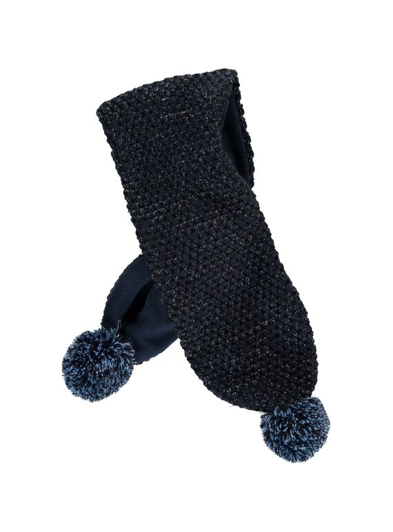 Baby girls' pompom scarf DYIBLECHA / 18WI0991ECH099