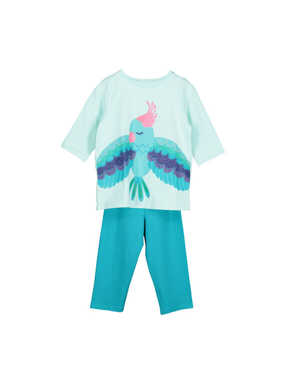 Pijama de algodão menina FEFAPYJPLU / 19SH1194PYJ203