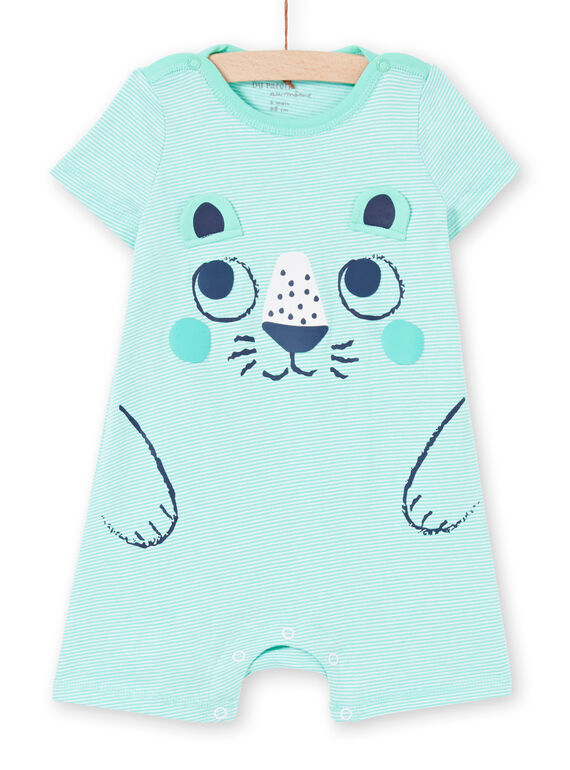 Babygro verde-água bebé menino MEGAGRELIO / 21WH1431GREG626