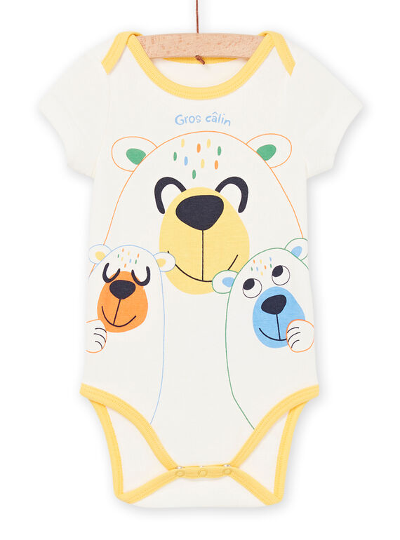 Body com padrão de urso REGABODOU / 23SH1415BDLA002