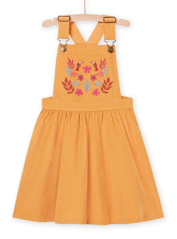 Vestido-jardineiras com folhos PAMOROB2 / 22W901N2ROBB107