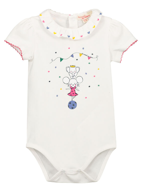 Body com gola bebé menina FICOBOD / 19SG0981BOD000