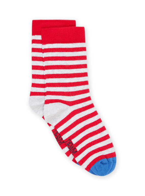 Meias com estampado às riscas RYOJOCHOR3 / 23SI0272SOQF518
