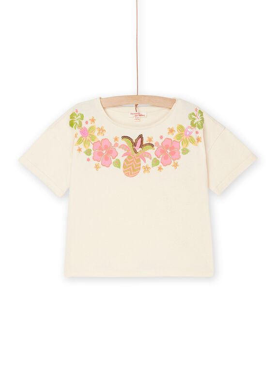 T-shirt pêssego com animação exótica RASUMTI3 / 23S901Y2TMC003