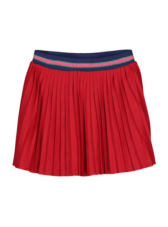 Saia plissada em algodão menina FACOJUP1 / 19S90181JUP050