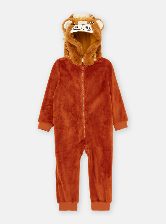 Sobrepijama com capuz castanho SEGOSURLION / 23WH1251D4F817
