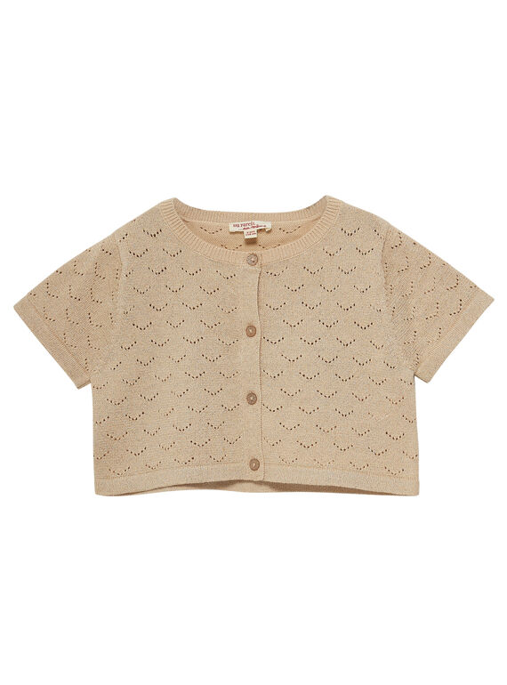 Cardigan perfurado em lurex JASOCAR / 20S90181CARK008