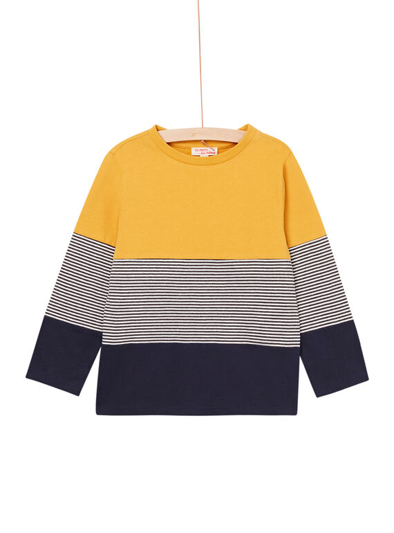 T-shirt de mangas compridas color block POJOTIDEC2 / 22W902B9TML106