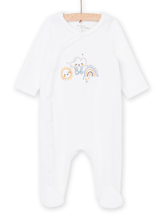 Babygro com padrão de arco-íris, sol e nuvem  ROU1GRE5 / 23SF0562GRE000