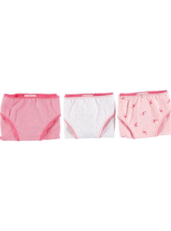 Pack of girls' briefs CEFALOTFLA / 18SH11V2SLI321