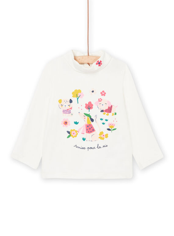 Camisola interior com estampado de flores e animais PIMUSOUP / 22WG09R1SPL001