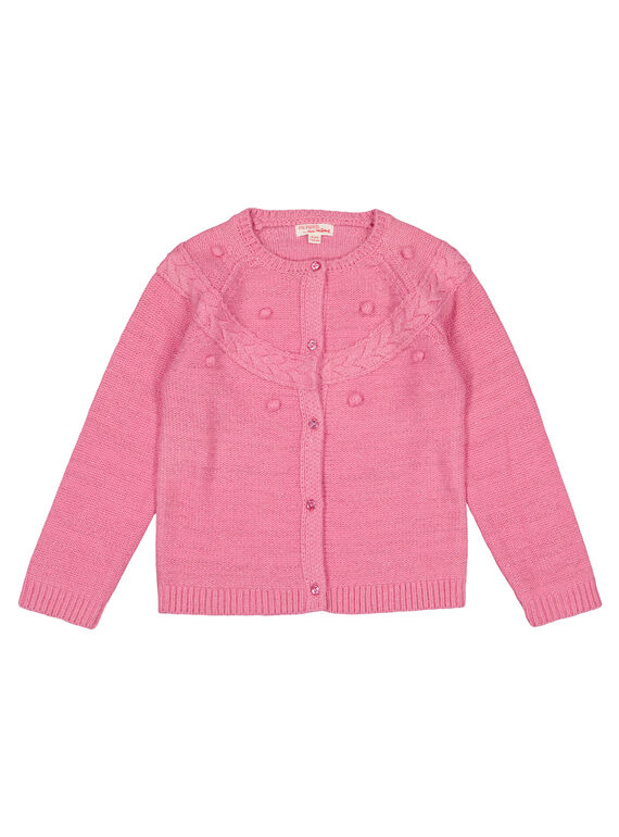 Cardigan rosa em lurex GABLACAR1 / 19W901S2CARD330
