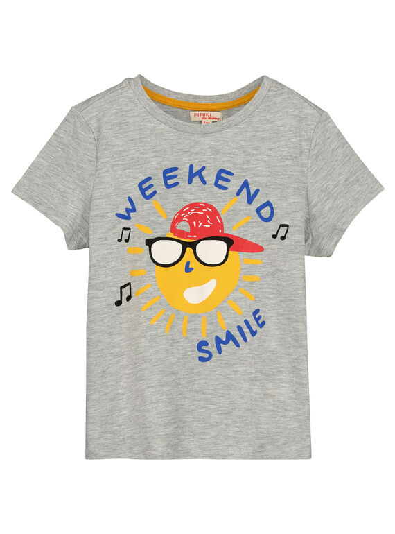 T-shirt com mensagem menino FOJOTI1 / 19S90231D31J908