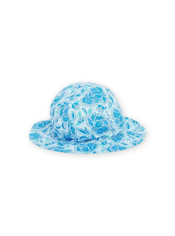 Chapéu turquesa com estampado de flores RYIBALCHA / 23SI09C4CHAC215