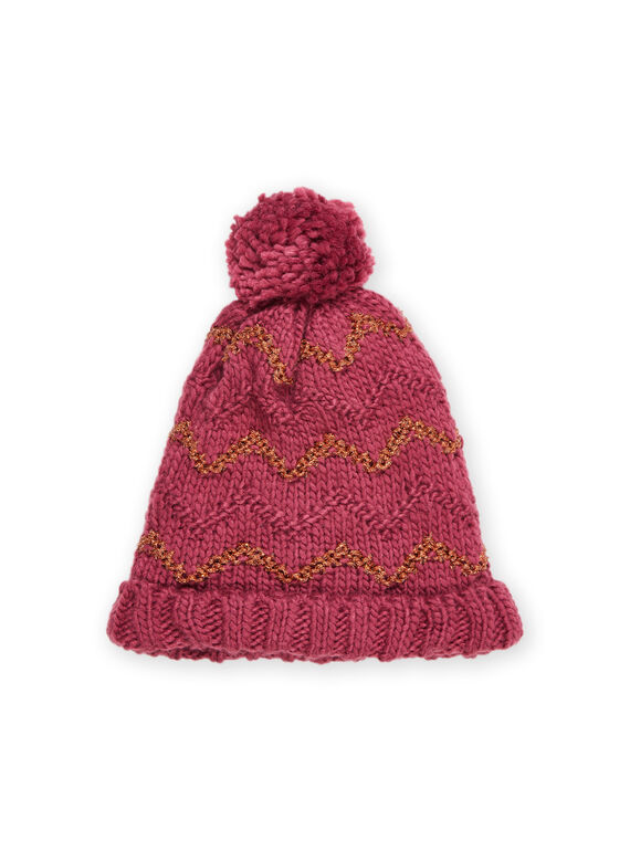 Gorro com jacquard PYAPOMBON / 22WI01F2BON718