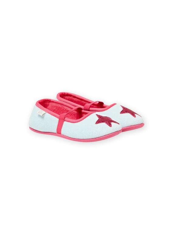 Pantufas cinzento mesclado padrão estrela menina MAPANTSTAR / 21XK3536D07943