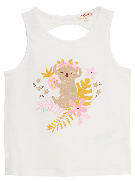 Camisola de alças com estampado coala JADUDEB1 / 20S901O2DEB001
