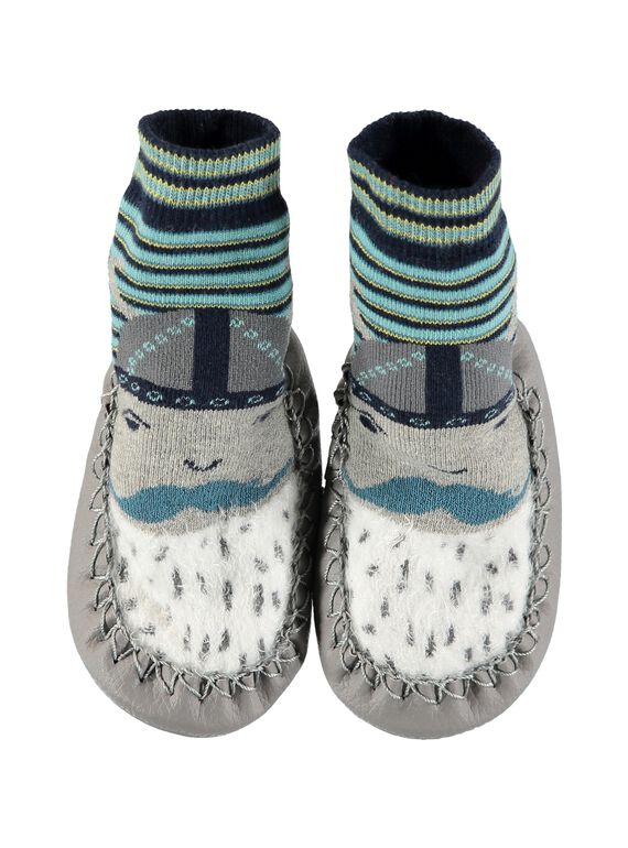 Baby boys' slipper socks DBGCCVIK / 18WK38W2D08C218