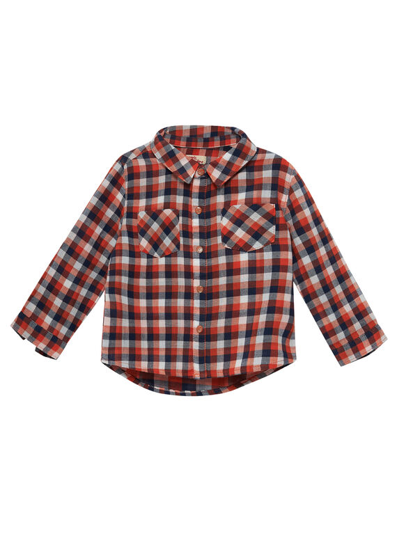 camisa aos quadrados bebé menino JUVICHEM / 20SG10D1CHM001