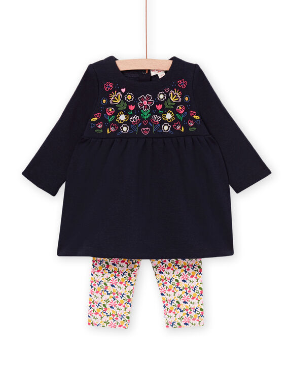 Vestido de mangas compridas e leggings com estampado PIMUENS / 22WG09R1ENSC243