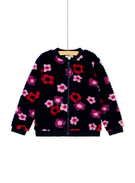Casaco efeito pele de ovelha estampado com flores KALUCAR1 / 20W901P1CARC205