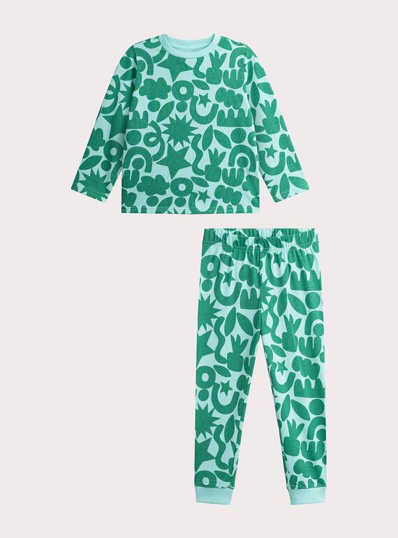 Pijama misto para criança com motivo de fantasia  VEGOPYJMIX4 / 24WH1262PYJC216