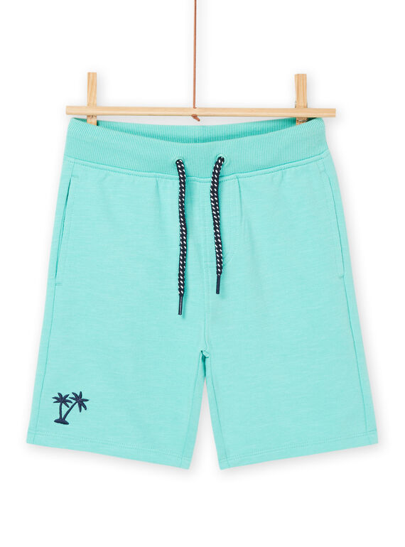 Bermudas turquesa em moletão ROJOBER3 / 23S90297BERC200