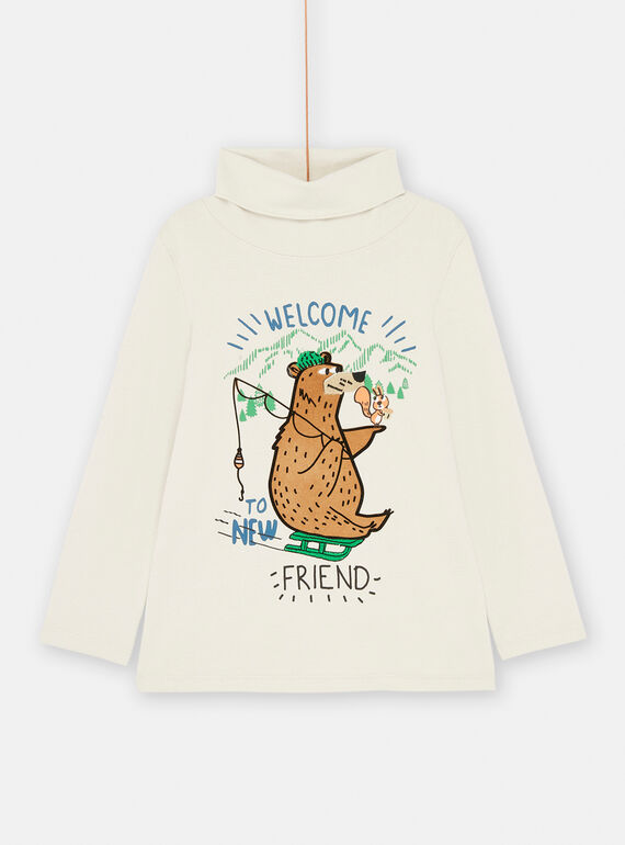 Camisola interior mastic com padrão de urso para menino SODUSOUP / 23W902P1SPL810