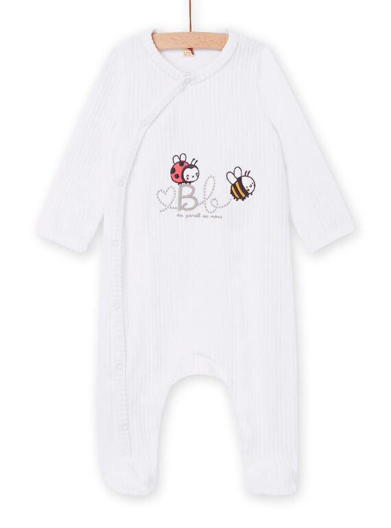 Babygro branco recém-nascido unissexo NOU1GRE2 / 22SF0542GRE000