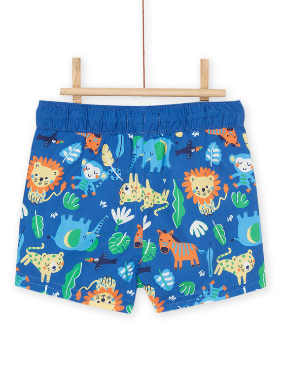Calções de banho azuis com estampado de animais RYUMER1 / 23SI10RDMAIA002