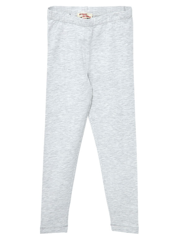 Leggings menina cinzento claro JYAESLEG4 / 20SI0164D26943
