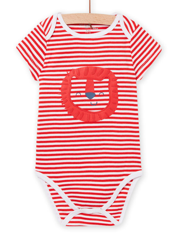 Body às riscas branco bebé menino NEGABODLIO / 22SH14J3BDL000