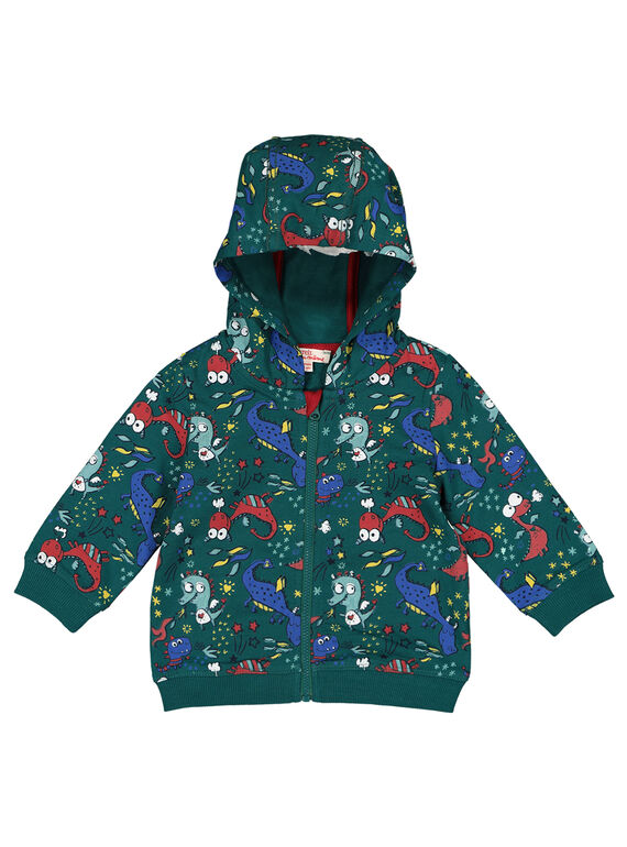 Casaco com capuz all over dinossauro GUVEGIL / 19WG1021GIL608