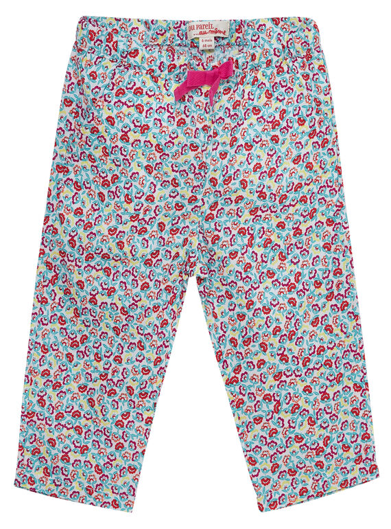 Calças estampado bebé menina JIMARPAN / 20SG09P1PAN000